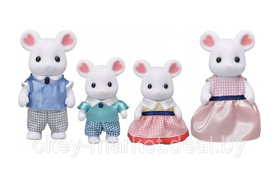 Набор Sylvanian Families "Семья Зефирных мышек" 5308 - фото 2 - id-p176687309