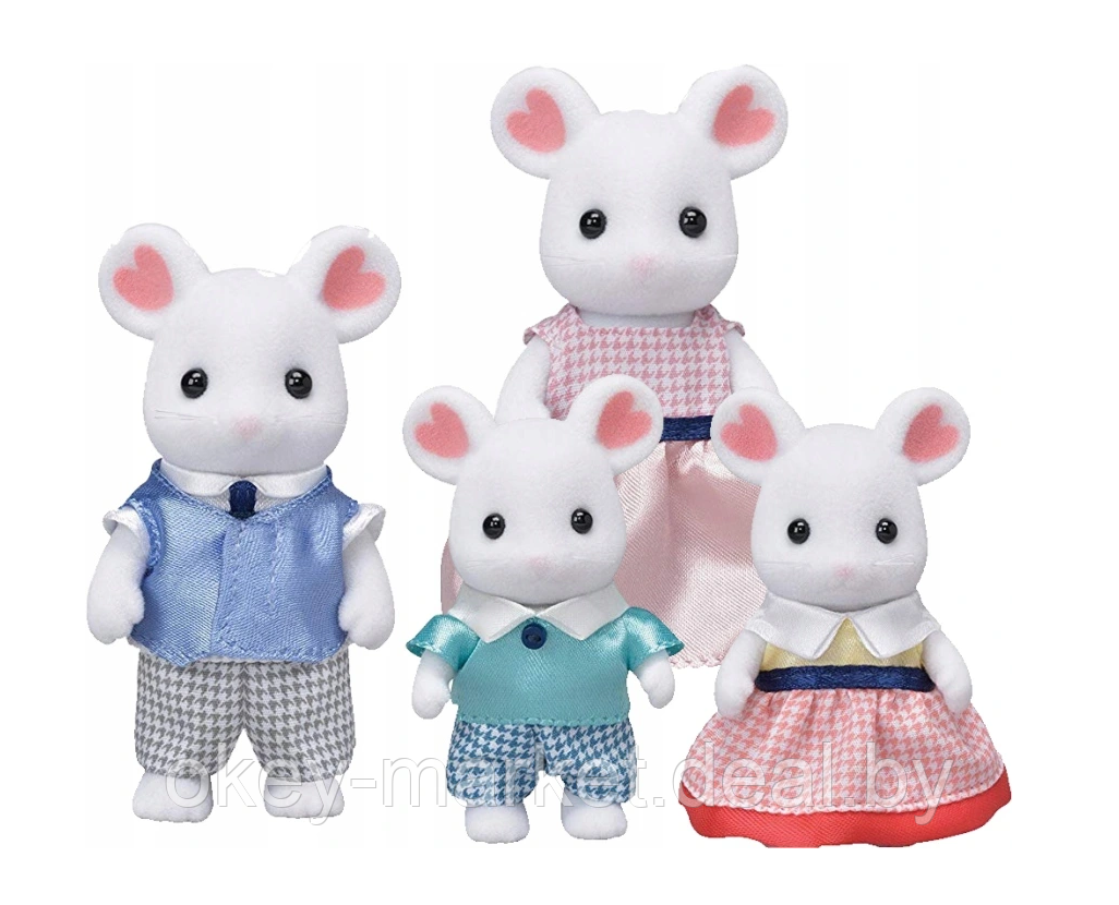 Набор Sylvanian Families "Семья Зефирных мышек" 5308 - фото 3 - id-p176687309