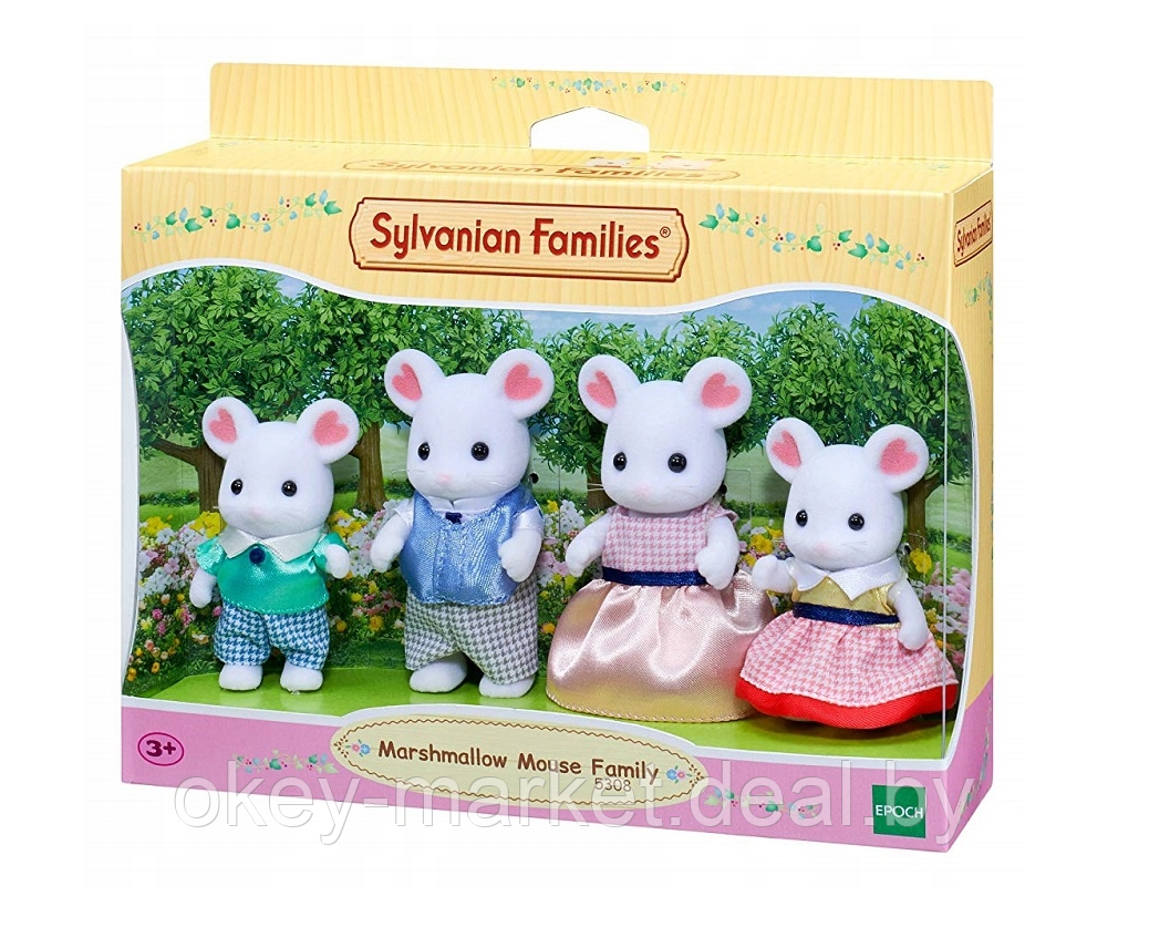 Набор Sylvanian Families "Семья Зефирных мышек" 5308 - фото 1 - id-p176687309