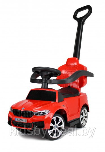 Детская машинка-каталка RiverToys BMW M5 A999MP-M (красный) Лицензия - фото 1 - id-p176687411