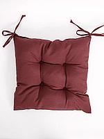 Подушка для сидения Анита объемная Бордовый