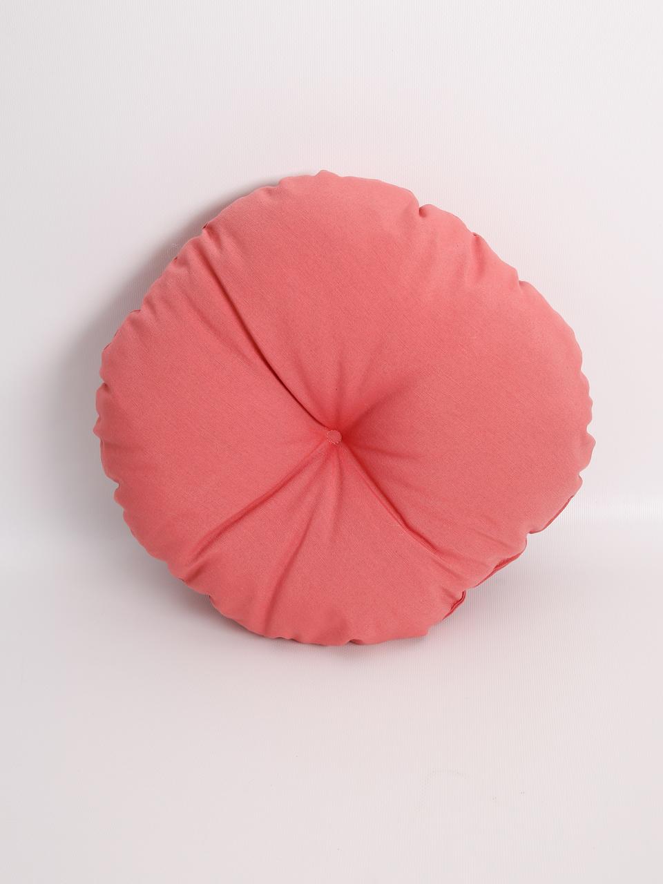 Декоративная подушка Анита круглая Розовый - фото 1 - id-p142873077