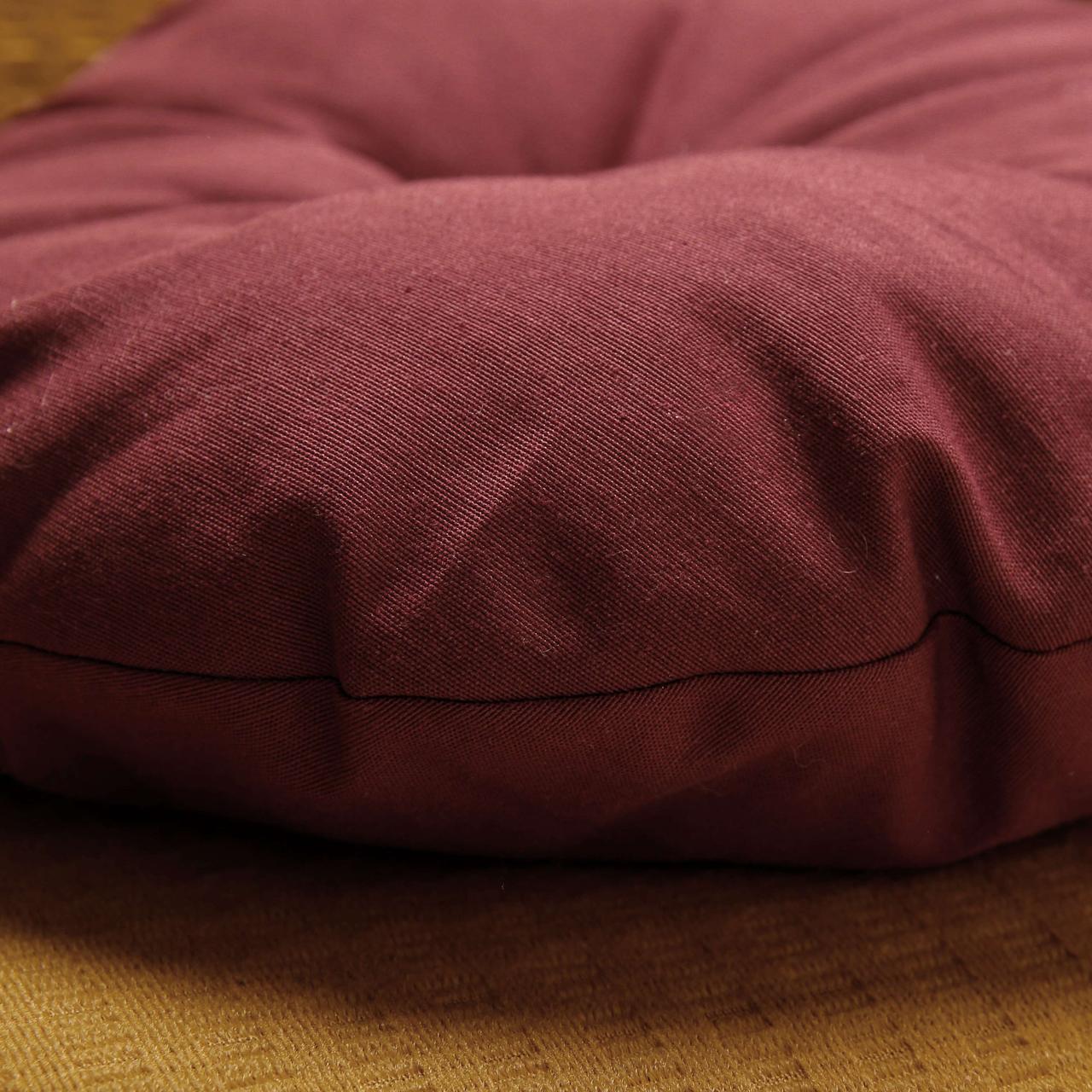 Декоративная подушка Анита круглая Бордовый - фото 3 - id-p142441548