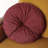 Декоративная подушка Анита круглая Бордовый