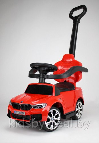 Детская машинка-каталка RiverToys BMW M5 A999MP-H (красный) Лицензия с качалкой - фото 1 - id-p176694786