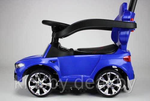 Детская машинка-каталка RiverToys BMW M5 A999MP-H (синий) Лицензия с качалкой - фото 2 - id-p176694788