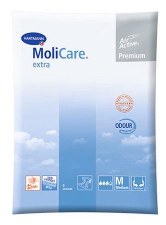 Подгузники для взрослых MoliCare "Premium Extra Soft", размер М 2 шт - фото 1 - id-p156509480