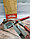 Набор для барбекю: лопатка, щипцы, вилка, 40 см (хрогм, дерево), фото 3