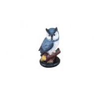 Статуэтка сова на ветке цветная 24 см, Арт. СЛК-13510