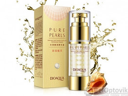 Увлажняющая омолаживающая сыворотка для лица с жемчужной пудрой Bioaqua Pure Pearls, 35 g