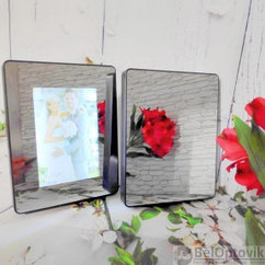 Распродажа Зеркало - фоторамка с подсветкой Magic Photo Mirror 2 в 1 (питание от USB или батареек)