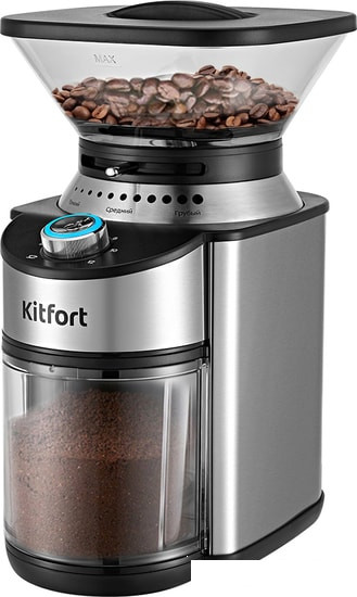 Электрическая кофемолка Kitfort KT-770 - фото 1 - id-p176513797