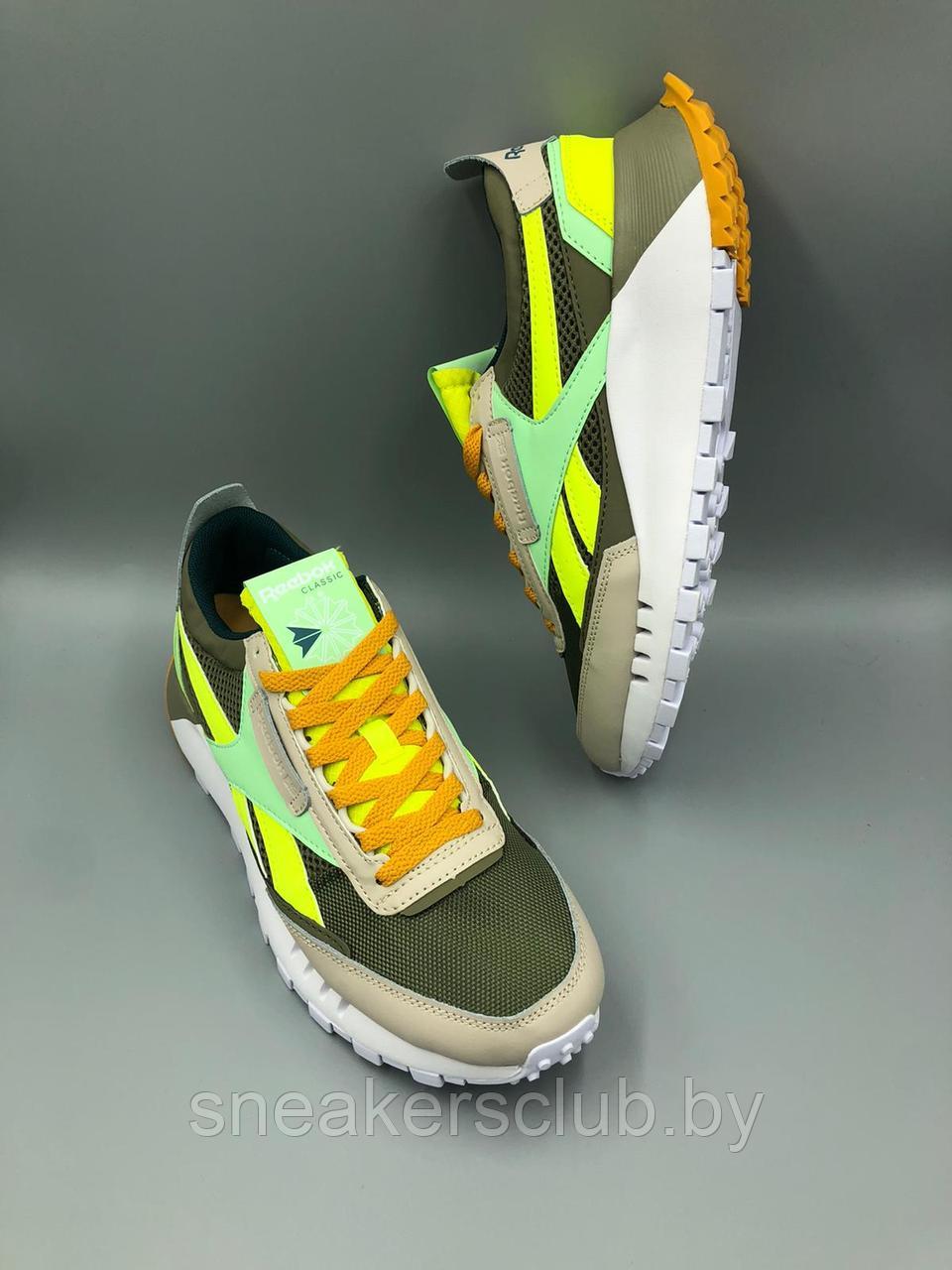 Кроссовки мужские Reebok летние/для спорта салатовые