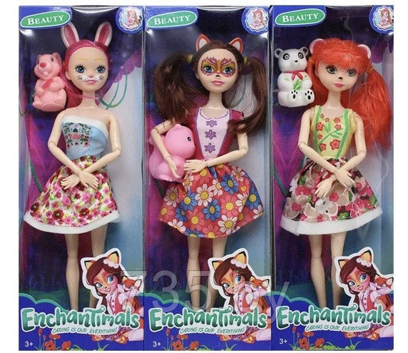 Куклы Энчантималс. Представляем вашему вниманию новых замечательных кукол Enchantimals - фото 1 - id-p176717012