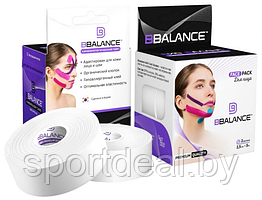 Кинезио тейп для лица BB FACE TAPE™ хлопок 2,5см*5м (две катушки в упаковке)