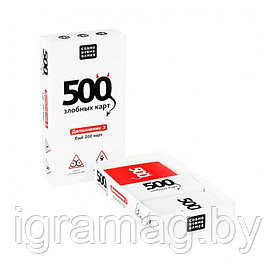 Игра 500 злобных карт. Дополнительный набор "Белый"
