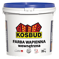Известковая краска Kosbud Farba Wapienna для влажных помещений (20кг)