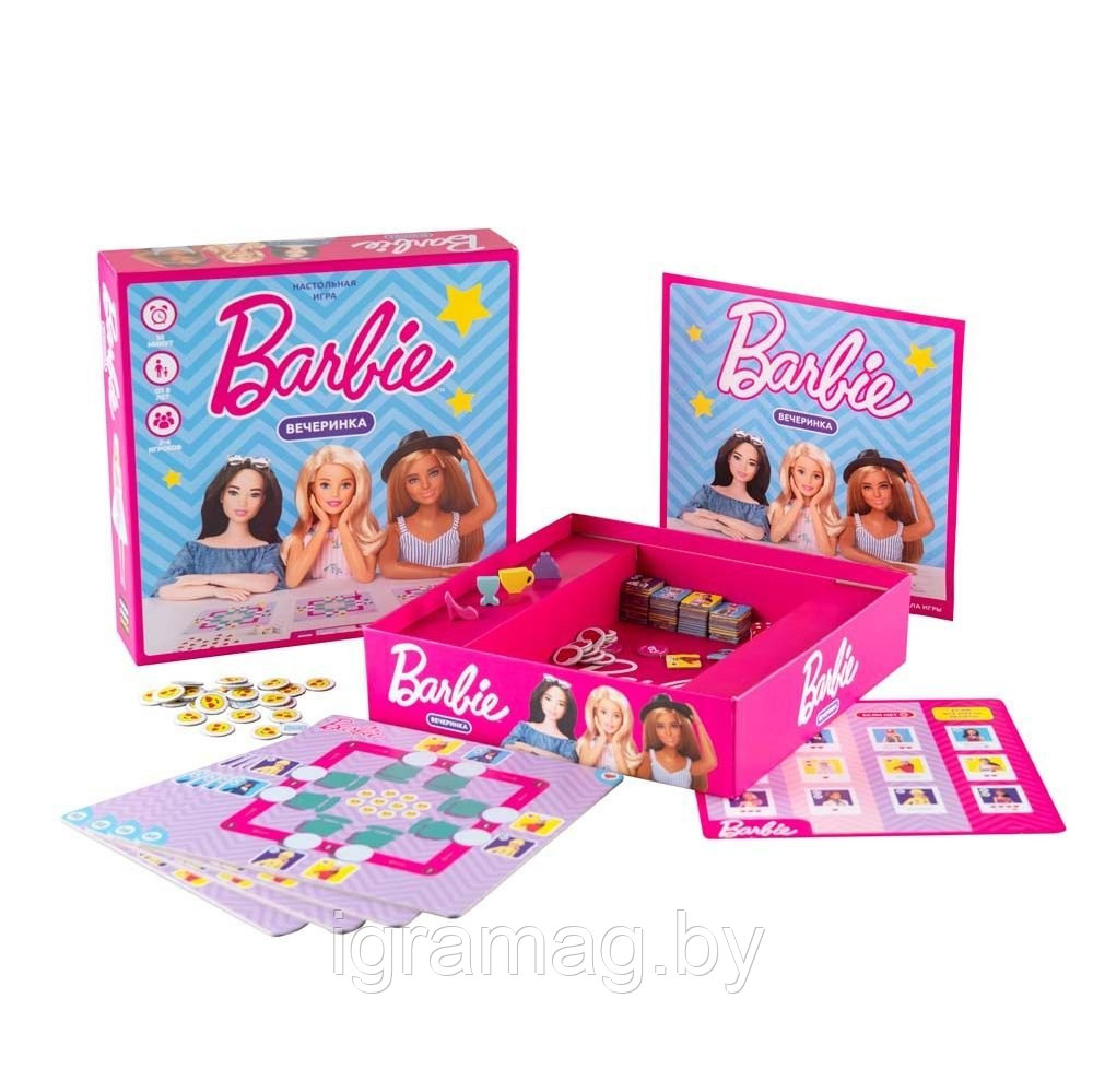 Настольная игра «Barbie. Вечеринка», Cosmodrome Games