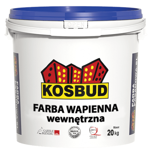 Известковая краска Kosbud Farba Wapienna для влажных помещений (10кг) - фото 1 - id-p176720557