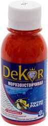 Паста колерная (краситель) "DEKOR" коралл №23 0,1 кг 39-217