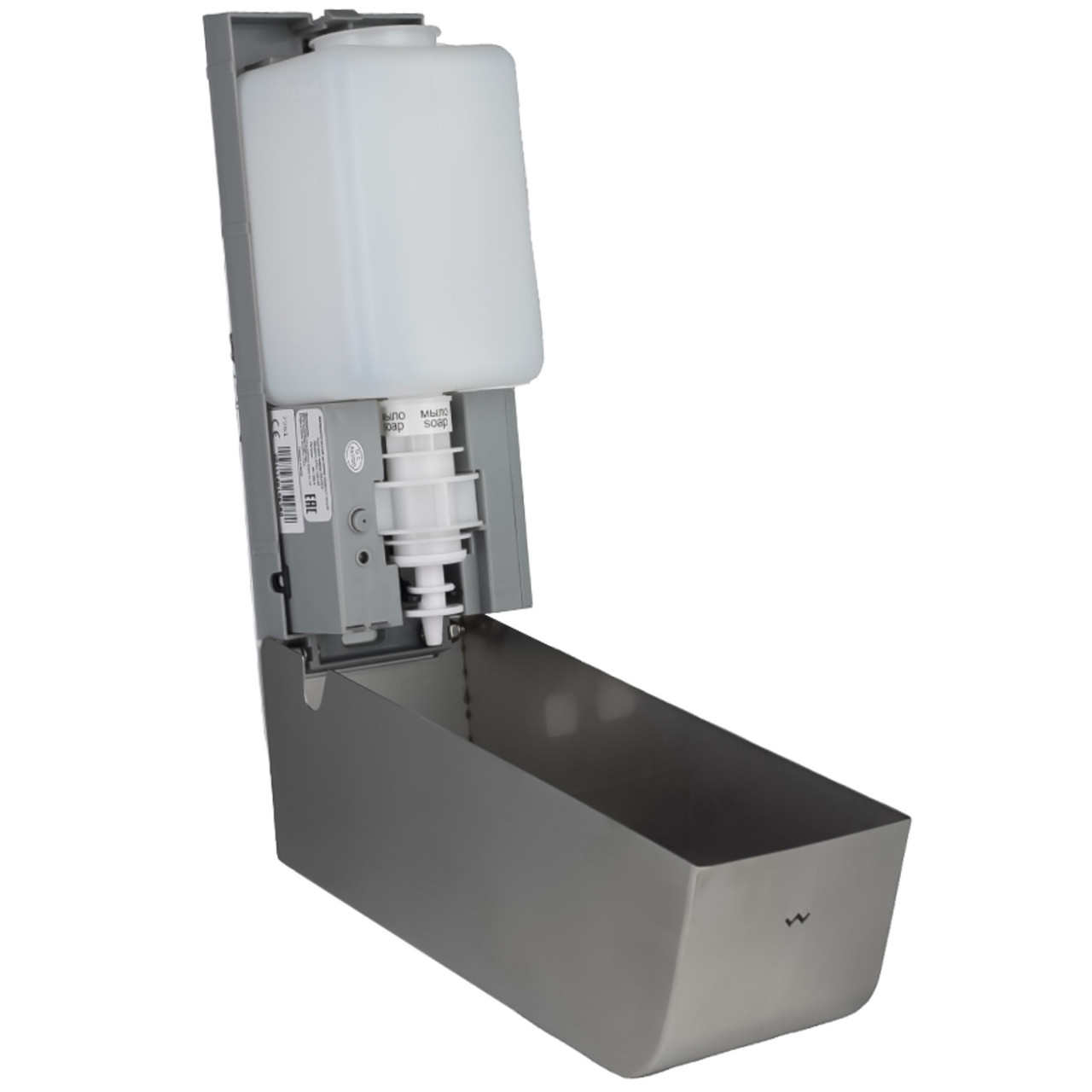 Дозатор для мыла жидкого сенсорный Ksitex ADD-7961M, антивандальный (1000 мл) матовый - фото 3 - id-p176721288