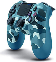 ГЕЙМПАД PS4 БЕСПРОВОДНОЙ DUALSHOCK 4 WIRELESS CONTROLLER (РЕПЛИКА) Синий-камуфляж, фото 2