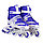 Роликовые коньки раздвижные, детские ролики, р-р S (30-33), M (34-37), L (38-41), арт. 8101, фото 2