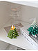 Свеча декоративная Ель Рождественская 10*8,5 см, фото 3