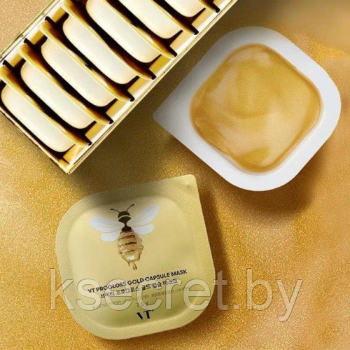Питательная золотая маска с мёдом от VT Cosmetics - фото 2 - id-p176739084