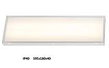 Светильник светодиодный ЭРА 18Вт 4000К IP40 595х180х40 матовый, с драйвером, фото 2