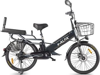 Электровелосипед Eltreco Green City E-Alfa GL 2021 (черный) - фото 1 - id-p176746065