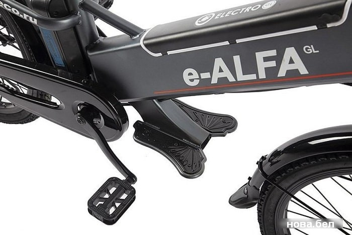 Электровелосипед Eltreco Green City E-Alfa GL 2021 (черный) - фото 6 - id-p176746065