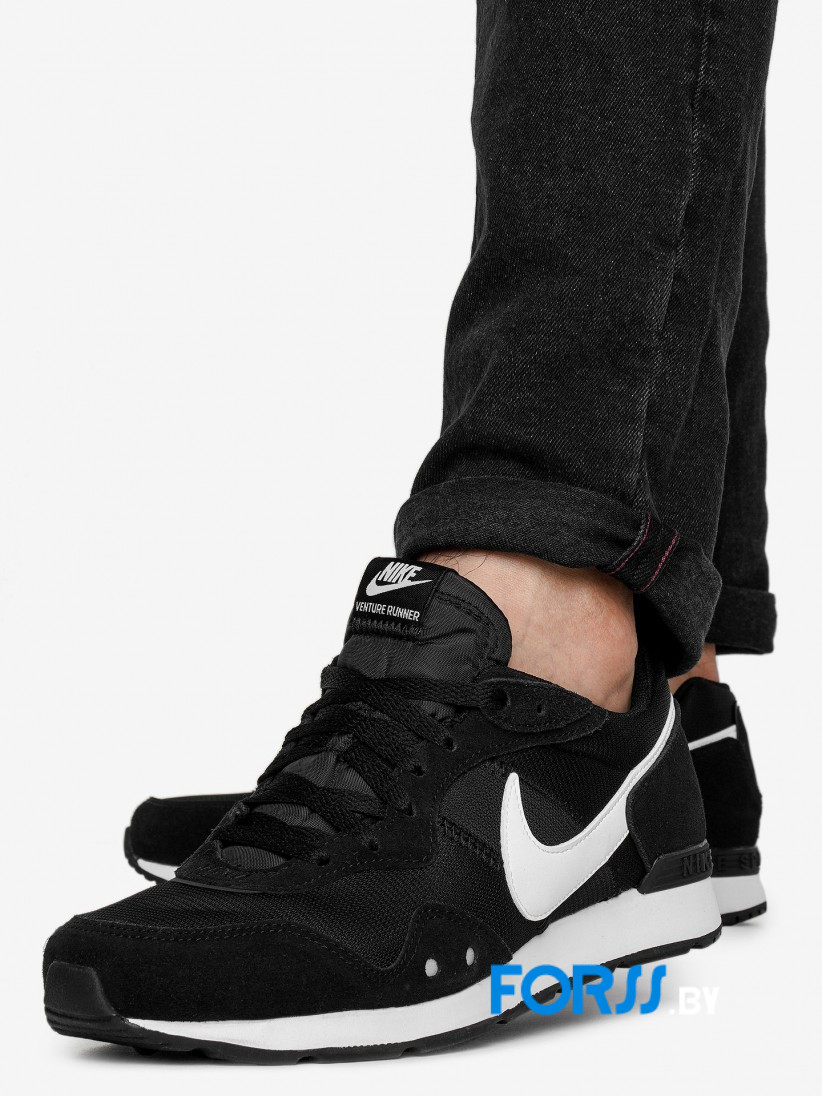 Кроссовки Nike VENTURE RUNNER (Black-white) - фото 4 - id-p176748916