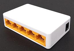 Сетевой хаб - коммутатор LAN - разветвитель RJ45 на 5 портов, 10/100 Мбит/с 555623