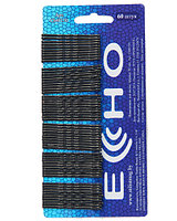 ECHO Невидимки для волос чёрные 50 мм 60 шт