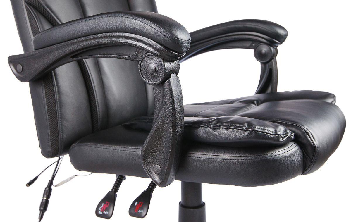 Кресло массажное Calviano 1587 (чёрное) - фото 2 - id-p176775281