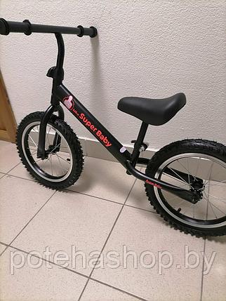 Беговел Super Baby bike S-08 черный, фото 2