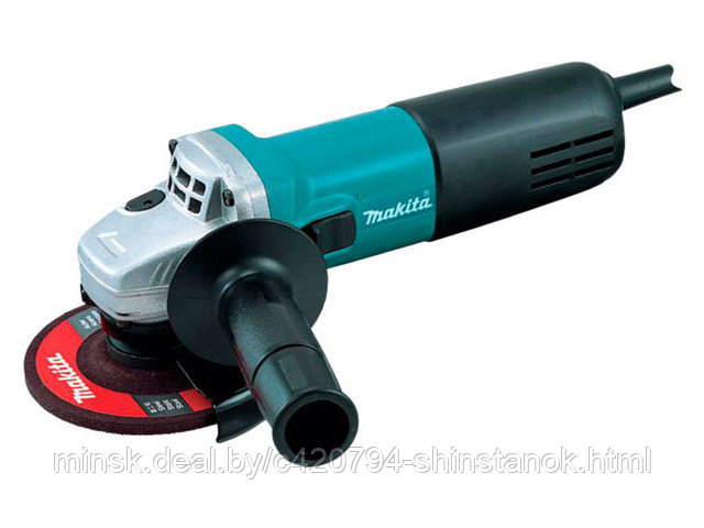 Одноручная углошлифмашина MAKITA 9566 C в кор. (1400 Вт, диск 150х22 мм, плавный пуск, без регул. об.)