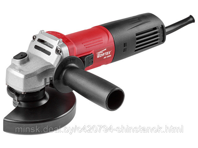 Одноручная углошлифмашина WORTEX AG 1209 в кор. (900 Вт, диск 125х22 мм, пылезащита, шариковые подшипники,