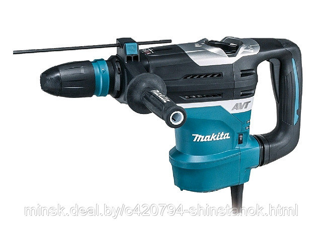 Перфоратор MAKITA HR 4013 C в чем. (1100 Вт, 8.0 Дж, 2 реж., патрон SDS-MAX, вес 6.8 кг)