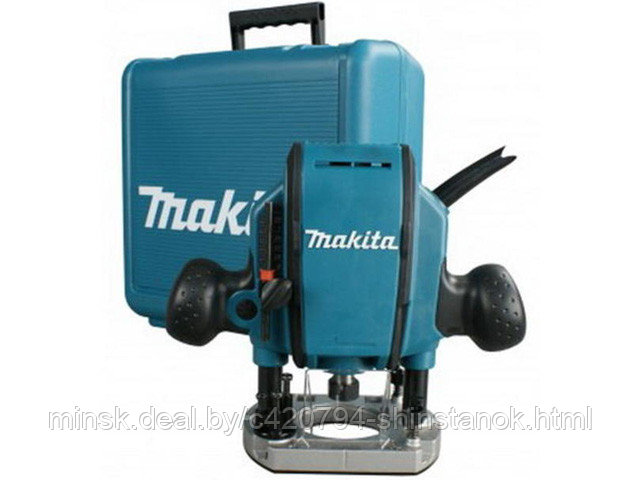 Фрезер вертикальный MAKITA RP 0900 K в чем. (900 Вт, цанга 8 мм, 27000 об/мин)