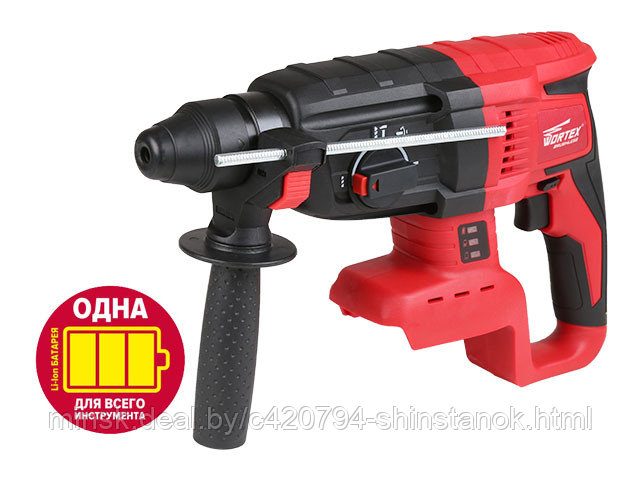 Аккум. перфоратор WORTEX CRH 1824-2 в кор. ALL1 (18.0 В, БЕЗ АККУМУЛЯТОРА И ЗУ, 2.6 Дж, вес 2.4 кг,)