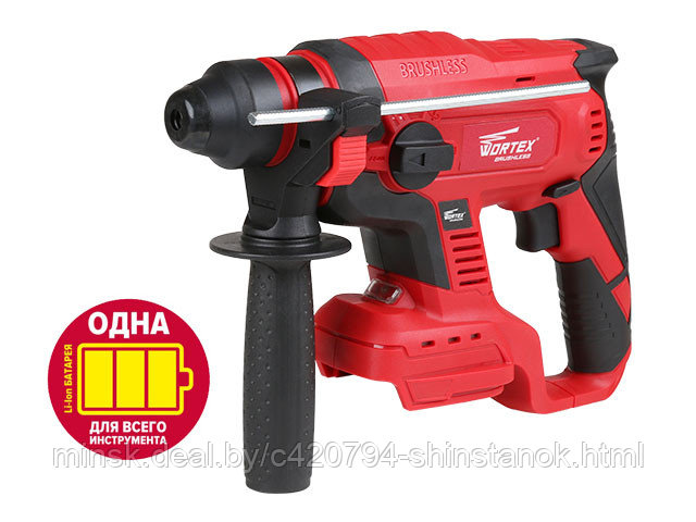 Аккум. перфоратор WORTEX CRH 1820-1 в кор. ALL1 (18.0 В, БЕЗ АККУМУЛЯТОРА И ЗУ, 2.2 Дж, вес 1,7 кг)