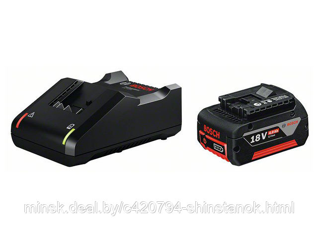 Комплект аккумулятор 18.0 В GBA18 V 1 шт. + зарядное устройство GAL 18V-40 (Набор GBA 18 V 4,0Ah 1 шт. + GAL