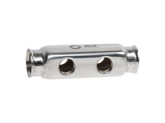 Коллектор 1/2" х 2 вых. двухсторонний, AV Engineering, фото 2