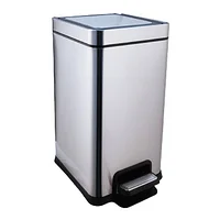 Урна с педалью Ksitex SGB-12M, микролифт, 12л., матовая