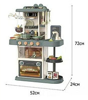Детская кухня с водой, звук, свет и паром доской для записей рецептов , 43 предмета, 72 см