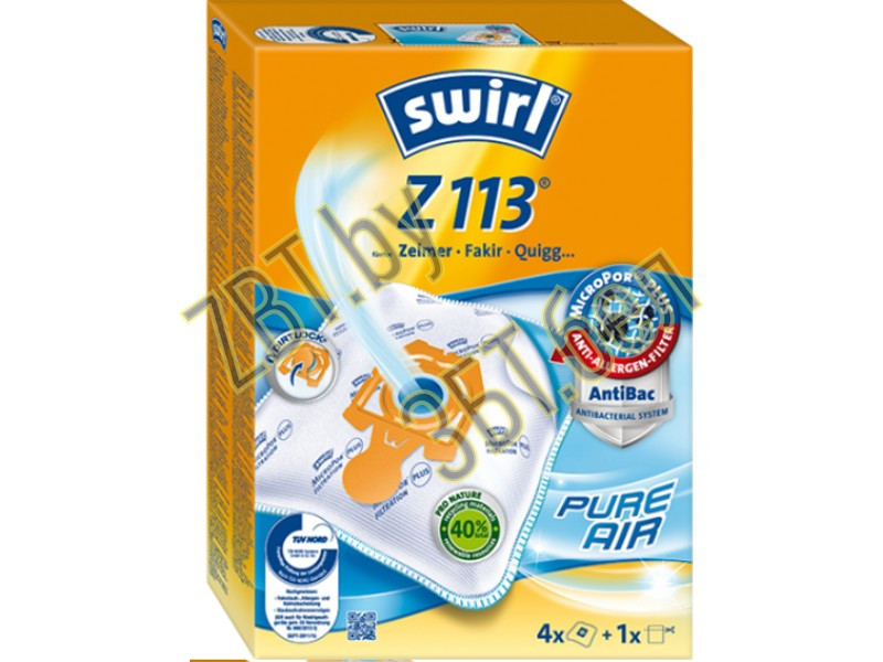 Мешки-пылесборники (пакеты) для пылесоса Zelmer Swirl Z113/4 MP