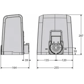 Комплект электропривода с 2 пультами для откатных ворот DEIMOS ULTRA BT A400 (с электромагнитными концевиками) - фото 3 - id-p169036712