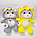 Мягкая игрушка "Котик в кигуруми" Кот /Котёнок в одёжке, рост 20-25 см, цвет в ассортименте, фото 5